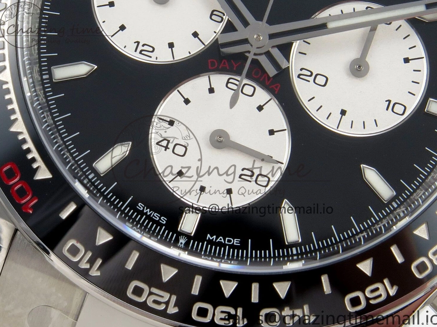 Dial 1:1 Daytona Bracelet Custom on Edition SS PPM4132 904L Le 126529 Modded Best  White Mans CLEAN Custom 0119